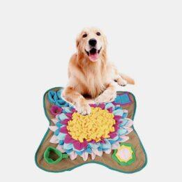 Newest Design Puzzle Relieve Stress Slow Food Smell Training Blanket Nose Pad Silicone Pet Feeding Mat 06-1271 petgoodsfactory.com