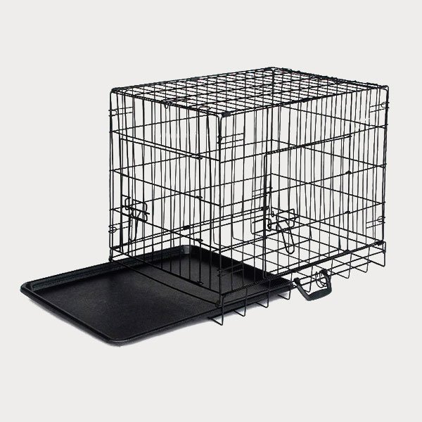China wire mesh dog cage dog cages wire Sizes 60x 46x 53cm 06-0117 Wire Pet Dog Cages cat beds