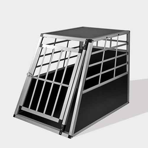 Large Single Door Dog cage 65a 77cm 06-0767 Aluminum Dog cage: Pet Products, Dog Goods Large Single Door Dog cage 65a 77cm