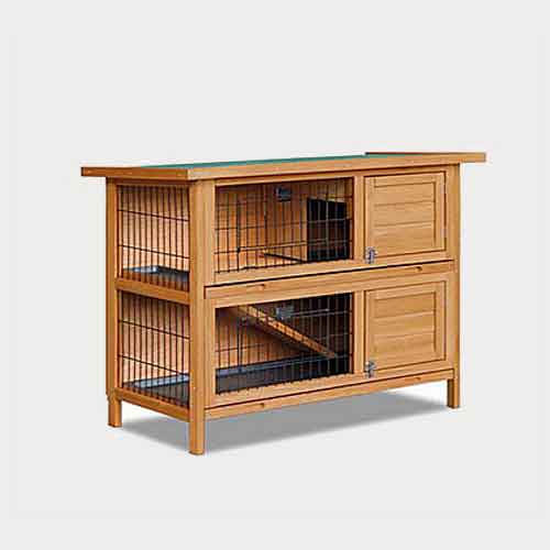 Wooden Rabbit Cage Double layer wood rabbit house plan indoor 92cm 06-0788 Chicken Cage: Wooden Hen Coop Egg House chicken cage for sale
