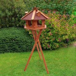 Wooden bird feeder Dia 57cm bird house 06-0979 petgoodsfactory.com