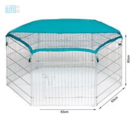 Large Playpen Large Size Folding Removable Stainless Steel Dog Cage Kennel 06-0112 petgoodsfactory.com
