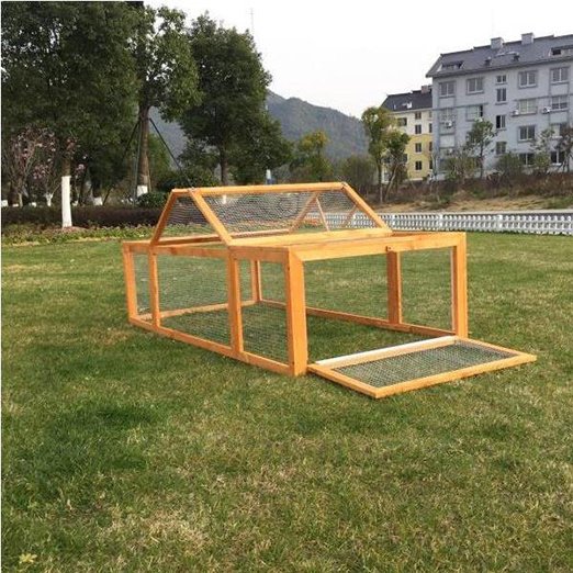 Rabbit Cage Chicken Coop Rabbit Hutch for Sale Cheap Easy Clean Wooden Custom Logo Double Water-based Painting petgoodsfactory.com