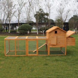 Chinese Mobile Chicken Coop Wooden Cages Large Hen Pet House petgoodsfactory.com