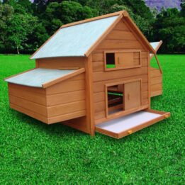 Wooden pet house Double Layer Chicken Cages Large Hen House petgoodsfactory.com