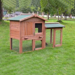 Outdoor Wooden Pet Rabbit Cage Large Size Rainproof Pet House 08-0028 petgoodsfactory.com