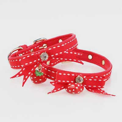 China pet collar factory wholesale dog red collars leashes 06-0560 Pet collars leashes bandana: pet supplies oem custom collar bling dog collar