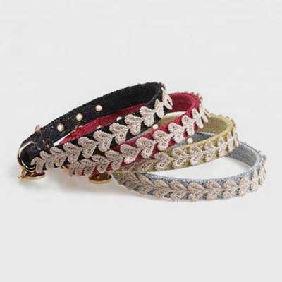 06-0568 Pet collars leashes bandana: pet supplies oem custom collar bling dog collar