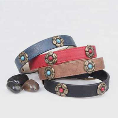 06-0584 Pet collars leashes bandana: pet supplies oem custom collar bling dog collar