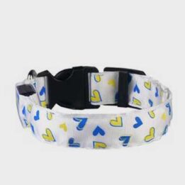 Rechargeable Dog Collar: Nylon Webbing Small Large 06-1204 petgoodsfactory.com