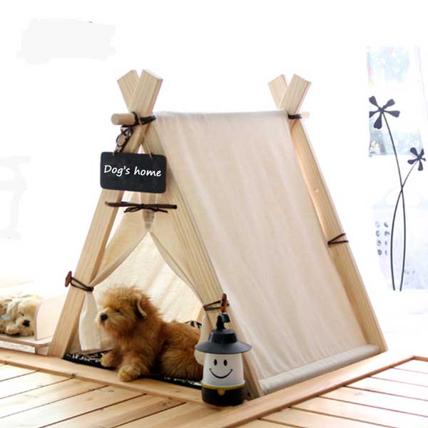 Pet Play Tent: Pet Teepee Removable and Washable Dog Bed Pet Play Tent for Cat Dog Pet 06-0945 Pet Tents outdoor pet tent