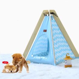 Animal Dog House Tent: OEM 100%Cotton Canvas Dog Cat Portable Washable Waterproof Small 06-0953 petgoodsfactory.com