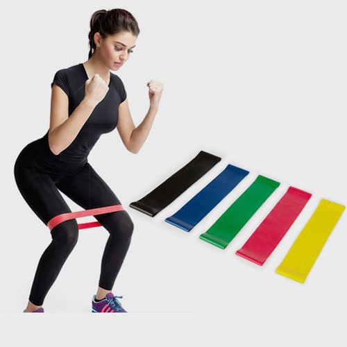 Spot Custom LOGO Pilates Yoga Stretch Resistance Bands Loop Fitness Equipment (10) 10mm NBR Yoga Mat