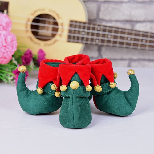 New Christmas Dog Shoes Trend Flannel Personality Wholesale Pet Shoes Pet shoes Dog Shoes
