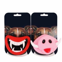 Squeak Chewing Funny Teeth Pig Nose Joke Prank Custom Vinyl Toy Pet Teething Toys For Halloween Toy petgoodsfactory.com