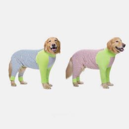 Wholesale Summer Pet Clothing Striped Clothes For Big Dogs Four Legs petgoodsfactory.com
