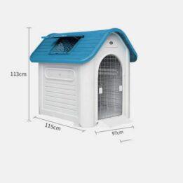 PP Material Portable Pet Dog Nest Cage Foldable Pets House Outdoor Dog House 06-1603 petgoodsfactory.com