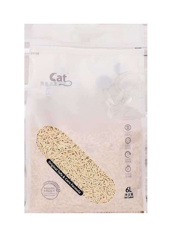 3L, 6L Tofu Cat Litter Original Natural Tofu litter
