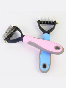 Wholesale OEM & ODM Pet Comb Stainless Steel Double-sided open knot dog comb 124-235001 petgoodsfactory.com