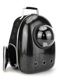 Black King Kong upgraded side-opening pet cat backpack 103-45015 petgoodsfactory.com