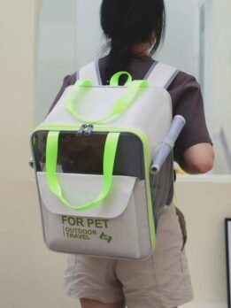 Oxford Transparent Pet Bag Cat bag Backpack 103-45093 petgoodsfactory.com