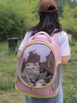 Oxford Transparent Pet Bag Cat bag Backpack 103-45096 petgoodsfactory.com