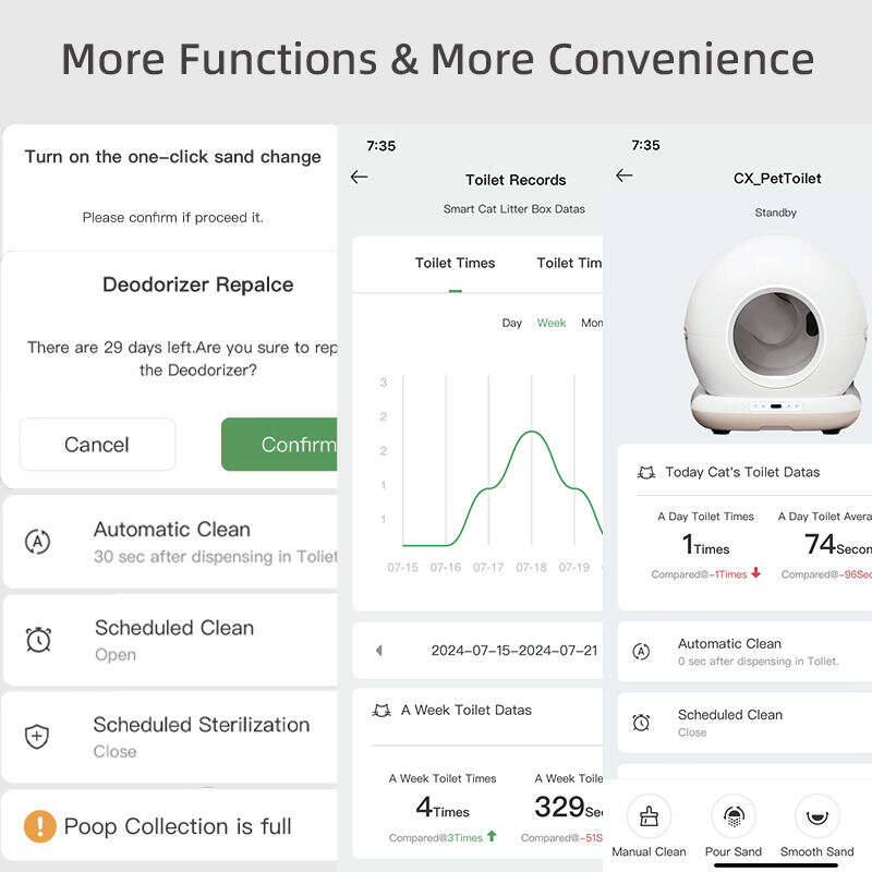 OEM Cat Litter Box Self Cleaning Smart Cat Litter Box Toilet Robot APP Control 72L Large Automatic Cat Litter Box Self-cleaning 116-5902 Pet Products Factory, OEM Manufacturer, Supplier, Agent petgoodsfactory.com Smart Cat litter box, Cat Litter Box, Cat Litter Box & Accessories, Cat Litter Box And Accessories