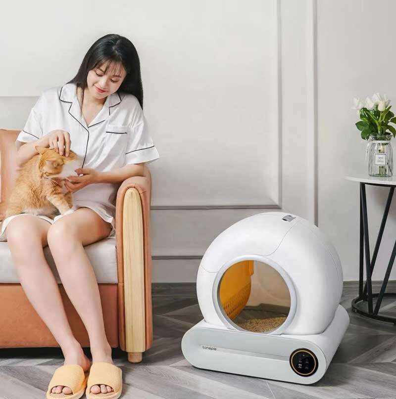 Wholesale APP Control Intelligent Smart Self Cleaning Litter Box for Cats Automatic Cat Toilet Litter Box 116-5903 Pet Products Factory, OEM Manufacturer, Supplier, Agent petgoodsfactory.com Smart Cat litter box, Cat Litter Box, Cat Litter Box & Accessories, Cat Litter Box And Accessories