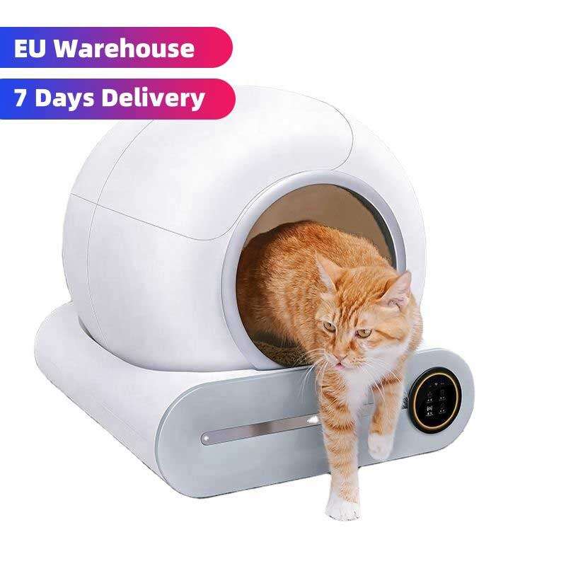 Wholesale APP Control Intelligent Smart Self Cleaning Litter Box for Cats Automatic Cat Toilet Litter Box 116-5903 Pet Products Factory, OEM Manufacturer, Supplier, Agent petgoodsfactory.com Smart Cat litter box, Cat Litter Box, Cat Litter Box & Accessories, Cat Litter Box And Accessories