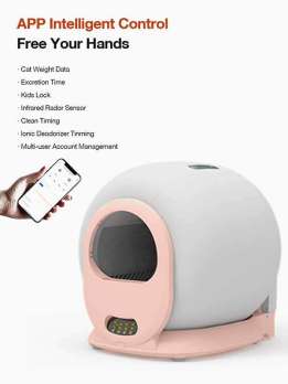 Customized logo Modern Abs Plastic Cat Automatic Self Cleaning Litter Box for Cats 116-5905 Pet Products Factory, OEM Manufacturer, Supplier, Agent petgoodsfactory.com Smart Cat litter box, Cat Litter Box, Cat Litter Box & Accessories, Cat Litter Box And Accessories