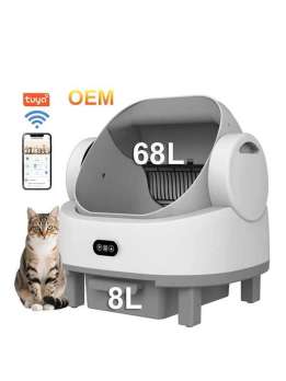 Wholesale APP Control Automatic Cat Litter Box with Safety Sensors Self Cleaning Litter Box for Multiple Cats 116-5909 Pet Products Factory, OEM Manufacturer, Supplier, Agent petgoodsfactory.com Smart Cat litter box, Cat Litter Box, Cat Litter Box & Accessories, Cat Litter Box And Accessories