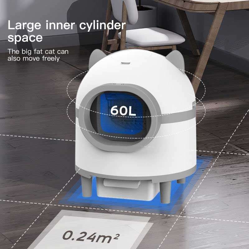 Wholesale Custom Intelligent APP Control Extra Large Pet Waste Disposal Automatic Self-Cleaning Smart Cat Toilet Litter Box For Cats 116-5910 Pet Products Factory, OEM Manufacturer, Supplier, Agent petgoodsfactory.com Smart Cat litter box, Cat Litter Box, Cat Litter Box & Accessories, Cat Litter Box And Accessories