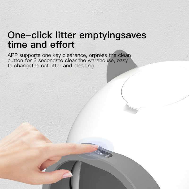 Wholesale Custom Intelligent APP Control Extra Large Pet Waste Disposal Automatic Self-Cleaning Smart Cat Toilet Litter Box For Cats 116-5910 Pet Products Factory, OEM Manufacturer, Supplier, Agent petgoodsfactory.com Smart Cat litter box, Cat Litter Box, Cat Litter Box & Accessories, Cat Litter Box And Accessories